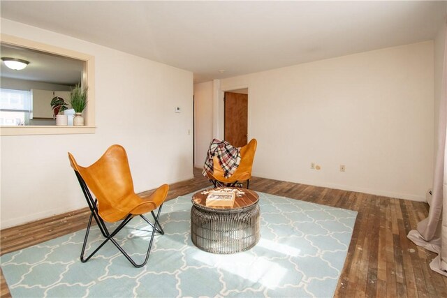70 Carroll Ave Unit 510, Newport, RI 02840 - sitting room with hardwood / wood-style flooring