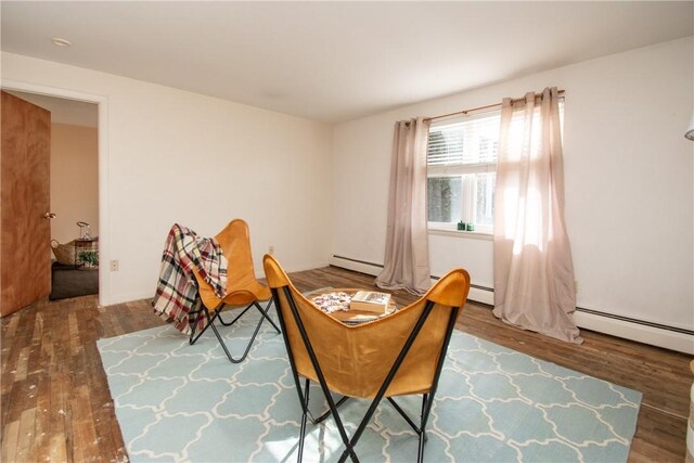 70 Carroll Ave Unit 510, Newport, RI 02840 - dining area featuring wood finished floors and baseboard heating
