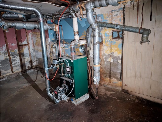 33 Zella St, Providence, RI 02908 - utility room with a heating unit