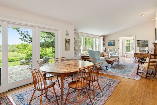 576 W Main Rd, Little Compton, RI 02837 - dining room with plenty of natural light, light wood-style flooring, and lofted ceiling