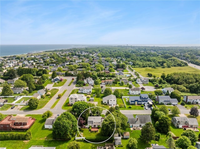 39 Exeter Blvd, Narragansett, RI 02882 - aerial view of residential area featuring a large body of water