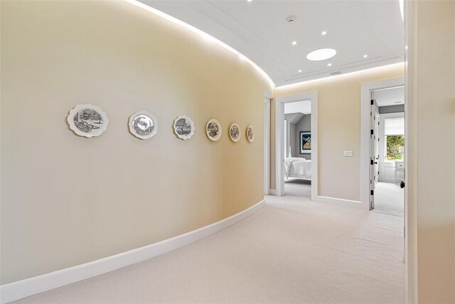 25 Walnut St, Jamestown, RI 02835 - hall featuring light carpet and baseboards