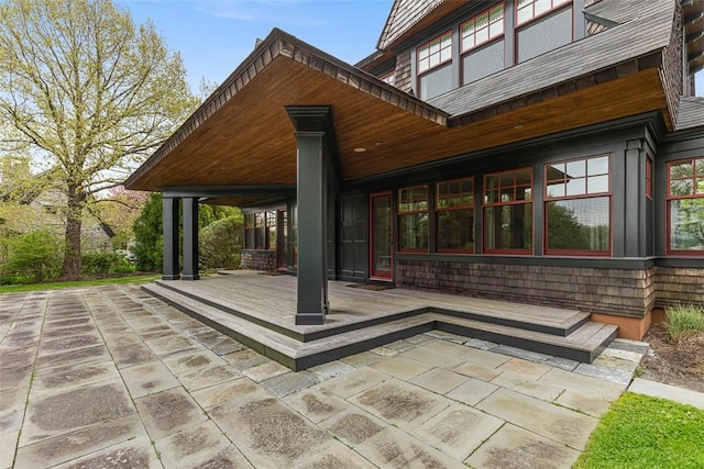 25 Walnut St, Jamestown, RI 02835 - view of porch