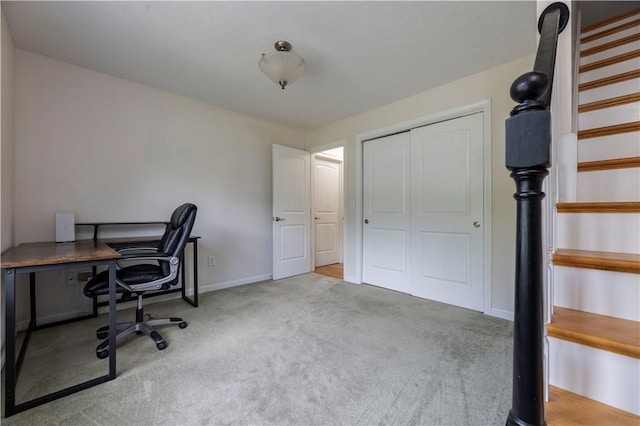 38 Pleasant View Dr, Hopkinton, RI 02832 - carpeted office space with baseboards