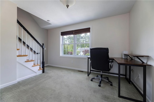 38 Pleasant View Dr, Hopkinton, RI 02832 - office featuring carpet floors and baseboards