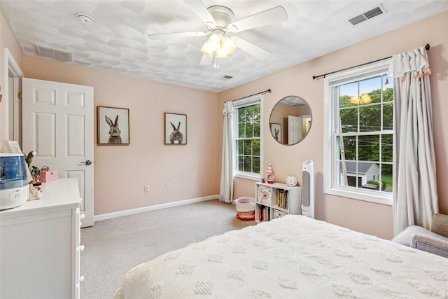 121 Greenbush Rd, Warwick, RI 02818 - bedroom featuring light carpet, baseboards, and ceiling fan