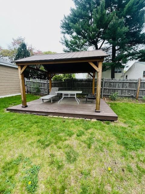 281 Auburn St, Cranston, RI 02910 - view of home's community featuring a gazebo and a deck