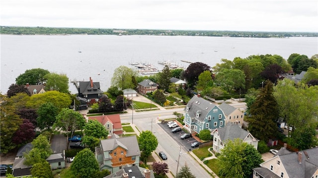 1291 Narragansett Blvd Unit 6, Cranston, RI 02905 - aerial perspective of suburban area with a large body of water