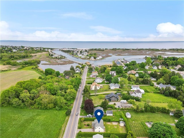 86 Weekapaug Rd, Westerly, RI 02891 - aerial view of residential area featuring a large body of water