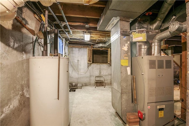 86 Weekapaug Rd, Westerly, RI 02891 - unfinished basement with water heater