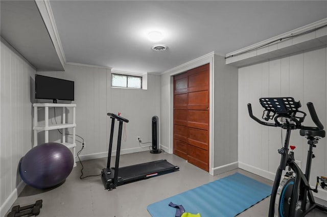 10 Bigelow Rd, Johnston, RI 02919 - exercise room with baseboards