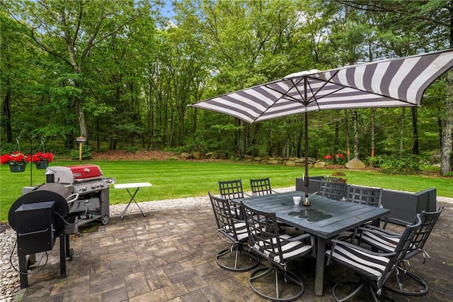 10 Bigelow Rd, Johnston, RI 02919 - view of patio / terrace with outdoor dining space and area for grilling