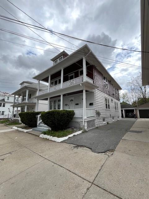 342 Union Ave, Cranston, RI 02909 - view of front of property featuring a porch and a balcony