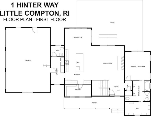 1 Hinter Way, Little Compton, RI 02837 - home floor plan