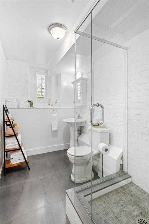 426 Spring St Unit B101, Newport, RI 02840 - bathroom featuring a stall shower and toilet