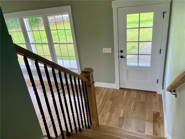 125 Fairview Ave, Hopkinton, RI 02832 - entryway with wood finished floors and plenty of natural light