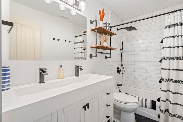 23 Hemlock St, Narragansett, RI 02882 - full bathroom featuring vanity, toilet, and shower / bath combo