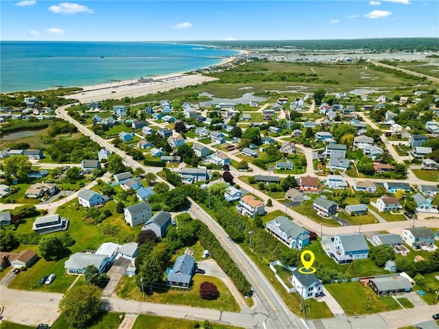 23 Hemlock St, Narragansett, RI 02882 - aerial perspective of suburban area with a nearby body of water