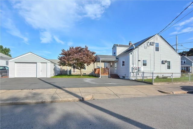 822 Cottage St, Pawtucket, RI 02861 - view of front of house featuring a garage and concrete driveway