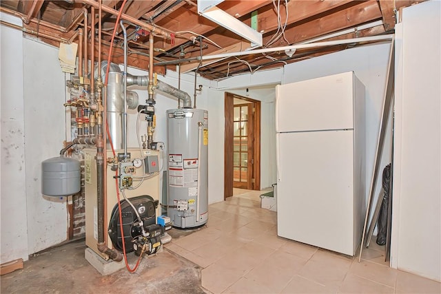 822 Cottage St, Pawtucket, RI 02861 - utilities featuring gas water heater and a heating unit