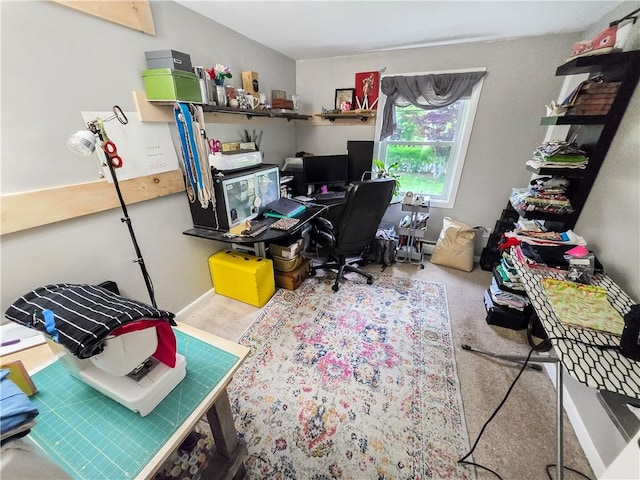 294 Railroad Ave, North Kingstown, RI 02874 - home office with carpet floors