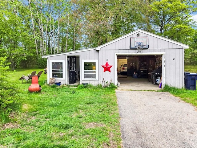 294 Railroad Ave, North Kingstown, RI 02874 - view of outbuilding featuring driveway