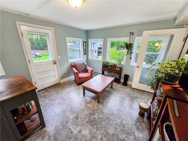 294 Railroad Ave, North Kingstown, RI 02874 - sitting room featuring baseboards
