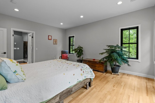 45 Lloyd Bowen Ct, Glocester, RI 02814 - bedroom with multiple windows, wood finished floors, recessed lighting, and baseboards