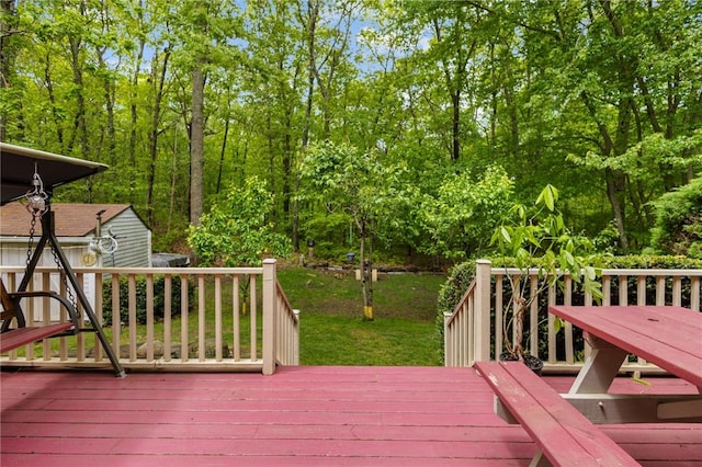 53 Morgan Ct, North Kingstown, RI 02852 - view of wooden deck