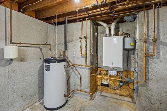 53 Morgan Ct, North Kingstown, RI 02852 - utilities with water heater