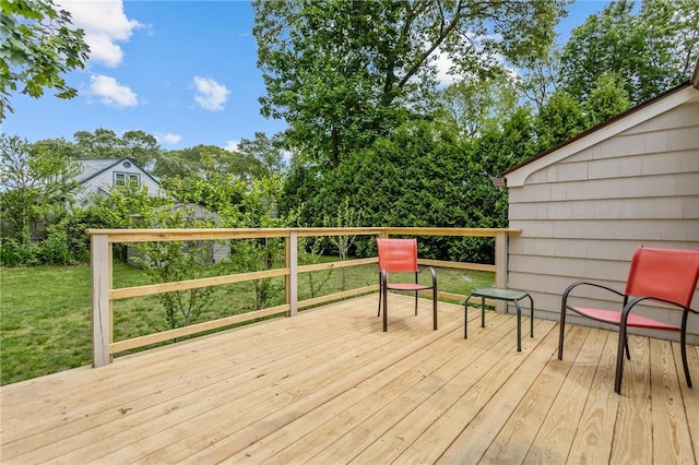 199 Vaughn Ave, Warwick, RI 02886 - deck with a lawn