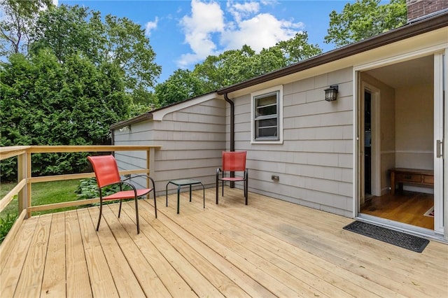 199 Vaughn Ave, Warwick, RI 02886 - view of wooden terrace