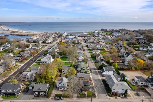 14 Robinson St, Narragansett, RI 02882 - aerial view of property's location featuring nearby suburban area and a large body of water