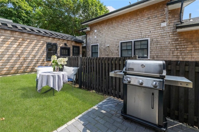 14 Robinson St, Narragansett, RI 02882 - view of patio / terrace featuring a grill