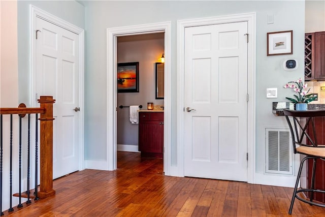 3976 Post Rd, Warwick, RI 02886 - hall with wood-type flooring and baseboards