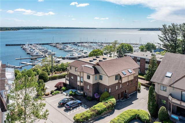 3976 Post Rd, Warwick, RI 02886 - aerial view of a large body of water and a marina