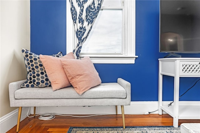 165 Wentworth Ave Unit 2E, Cranston, RI 02905 - sitting room with wood finished floors and baseboards