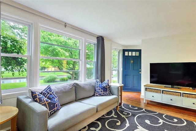 9 Roberta Dr, Barrington, RI 02806 - living room featuring wood finished floors