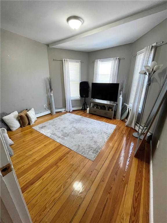 86 Edgemere Ave, Providence, RI 02909 - living room featuring wood finished floors