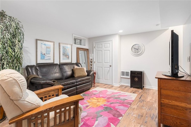 3 Berm Dr, Cumberland, RI 02864 - living area with light wood-style flooring, baseboards, and recessed lighting