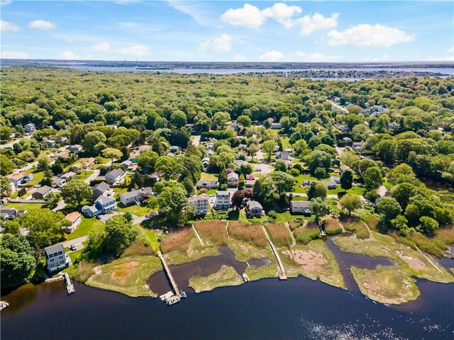 75 Circuit Dr, Narragansett, RI 02882 - drone / aerial view of a large body of water