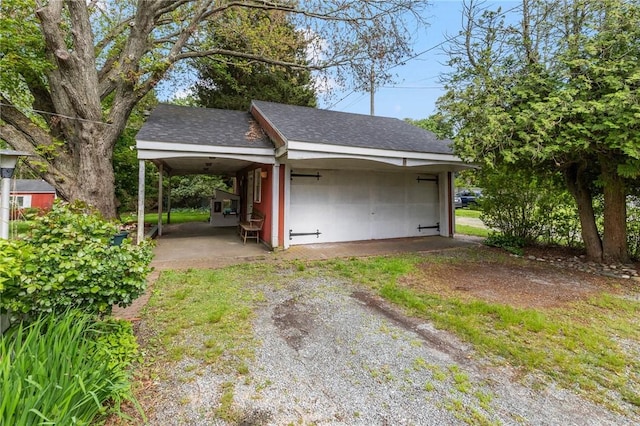 130 Highland Rd, Tiverton, RI 02878 - view of garage