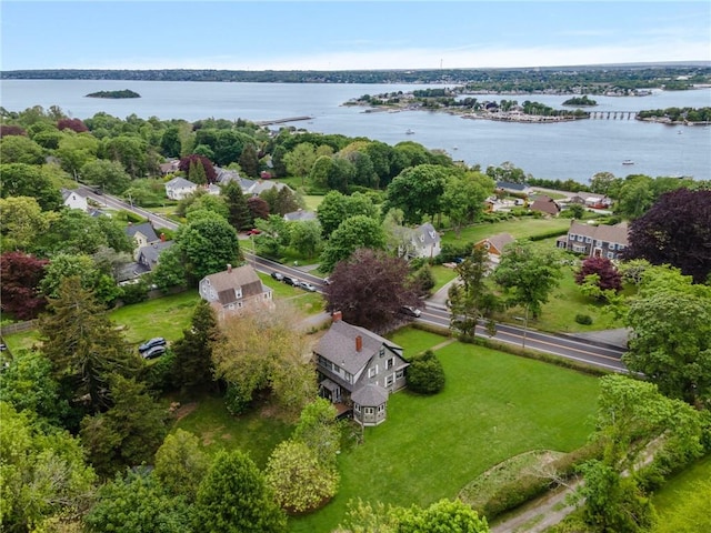 130 Highland Rd, Tiverton, RI 02878 - drone / aerial view of a large body of water