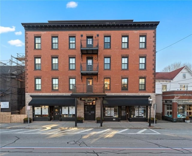 423 Hope St Unit C, Bristol, RI 02809 - view of property featuring uncovered parking