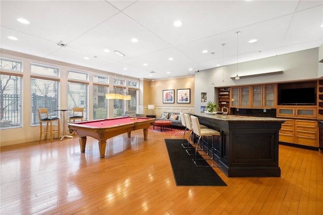 1000 Providence Pl Unit 142, Providence, RI 02903 - playroom with billiards and light wood-type flooring