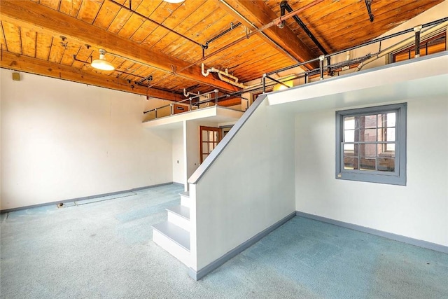116 Chestnut St Unit G, Providence, RI 02903 - garage featuring wooden ceiling and baseboards