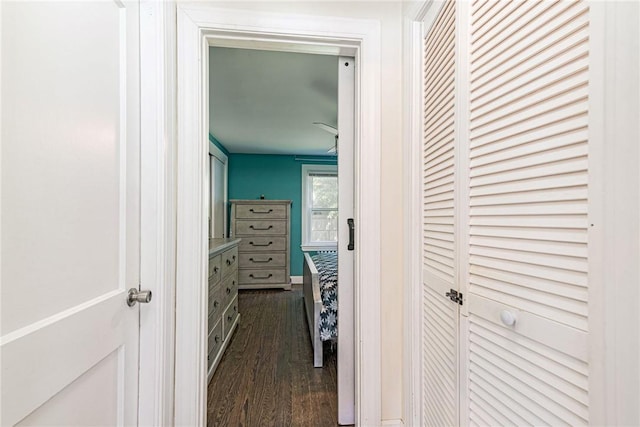 205 Carolyn St, Warwick, RI 02886 - corridor featuring dark wood-style floors