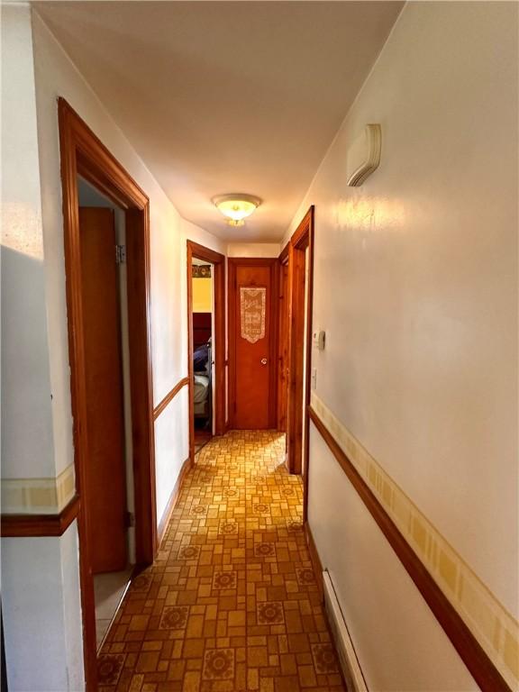 100 Benedict St, Pawtucket, RI 02861 - hall with brick patterned flooring