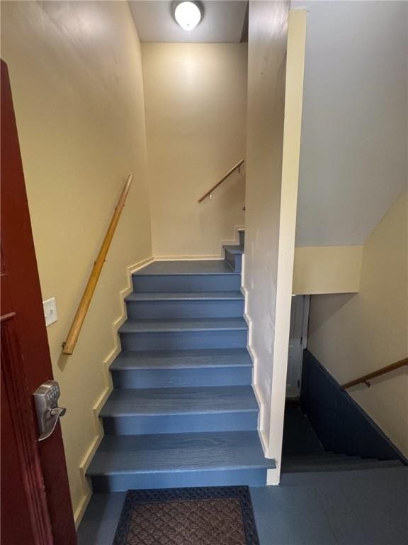 20 Vivian Ave, Cumberland, RI 02864 - stairway featuring baseboards