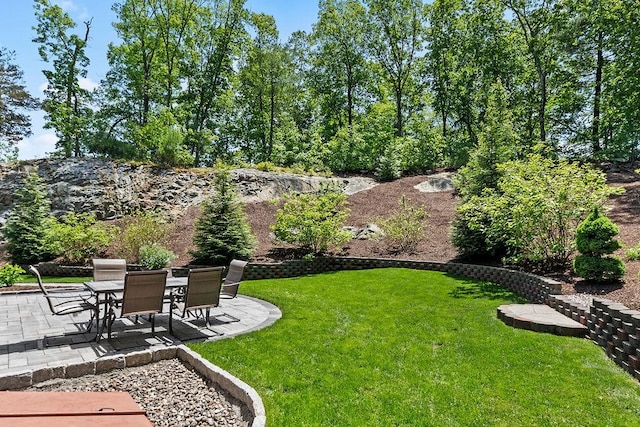 13 Vincent Way, Cumberland, RI 02864 - view of grassy yard with a patio area